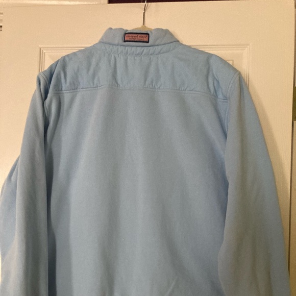 EUC 
Men’s Large Vineyard Vines Sky Blue Quarter Zip Shepshirt - Picture 2 of 3